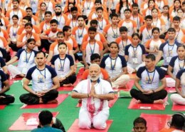 When is the international yoga day celebrated?